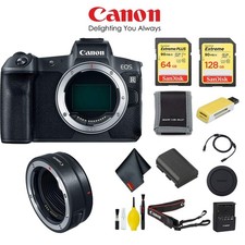 Canon EOS R Mirrorless Digital Camera with Mount Adapter EF-EOS R Kit,
