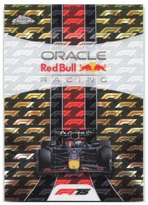 Oracle Red Bull Racing Topps Chrome Formula 1 2025 Gold Logofractor /50 #174