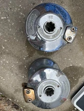 Used Pair Barlow 23 Self Tailing ST Winch Chrome over Bronze  (Lot #3169)