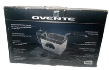OVENTE 2L Electric Deep Fryer with Removable Basket Easy-Clean FDM2201BR