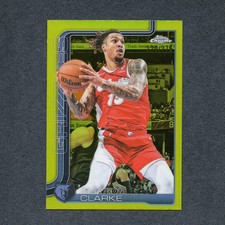 2025-26 Topps Chrome Basketball Brandon Clarke Yellow Refractor 220/275 #YB