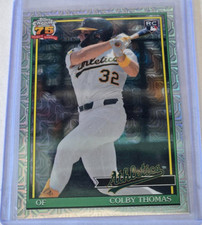 2026 Topps Series 1 1991 Topps Chrome Silver Pack Mojo Colby Thomas #91C-74