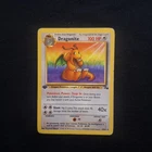 1st Edition Dragonite Fossil Non-holo Pokemon WotC Vintage HP Heavy Played