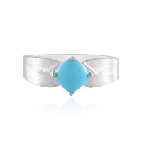 Cavill Ring Sterlingsilber 0,75Ct TüRkis Damen Schmuck Platin Blau