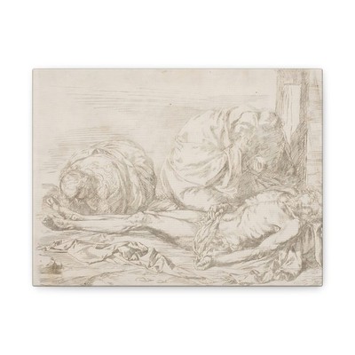 Ribera, Jusepe de, lo Spagnoletto - Lamentación - Canvas Wall Art