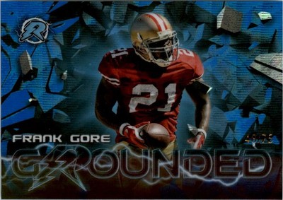 2023 Topps Composite Resurgence Grounded Blue Wave Ref RG22 Frank Gore /75 FB