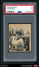 1948 Bowman #6 Yogi Berra Yankees HOF RC PSA 3 - VG