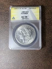 1883 S Morgan Silver Dollar, RARE,  AU58 Details. No Reserve, Free Shipping