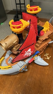 Fisher-Price DHH61 Imaginext Shark Bite Pirate Ship. Excellent Condition Works