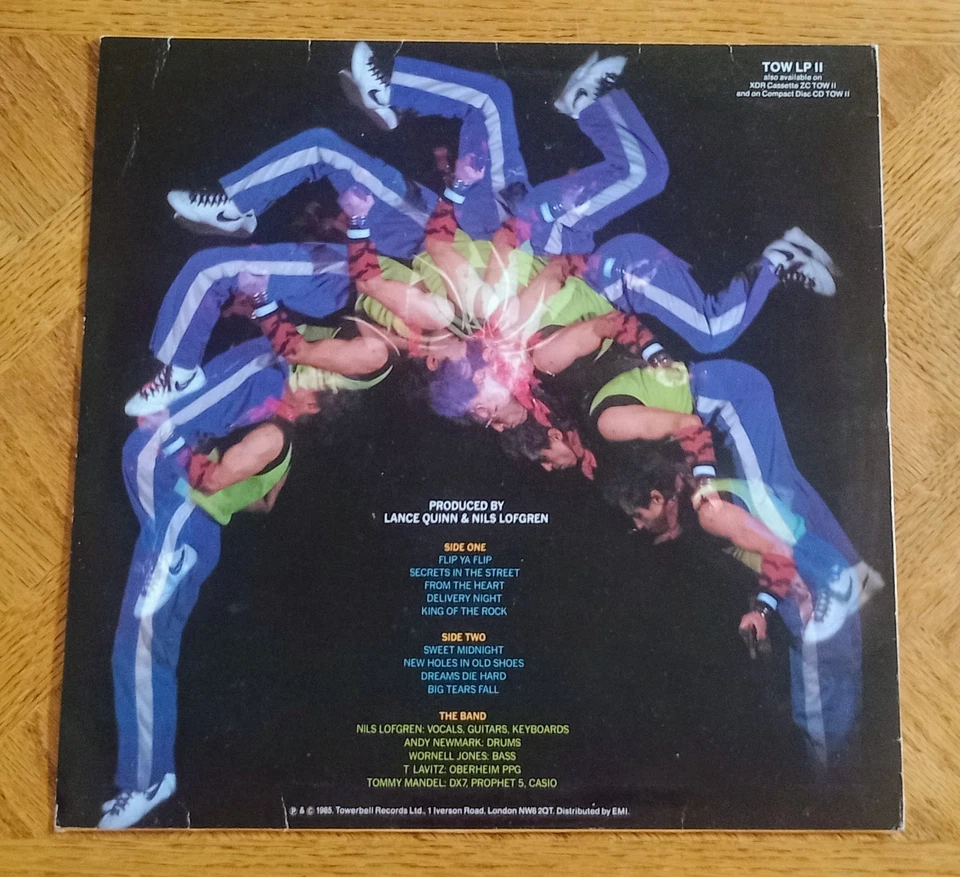 Nils Lofgren - Flip - Signed 1985 LP Album - E Street Band - Bruce Springsteen - Image 4 of 4