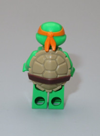Lego Michelangelo minifigure Teenage Mutant Ninja Turtles bright green 79104