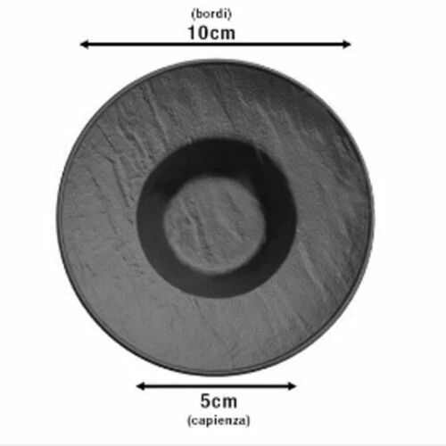 Piatti e ciotole decorative neri per la decorazione della casa