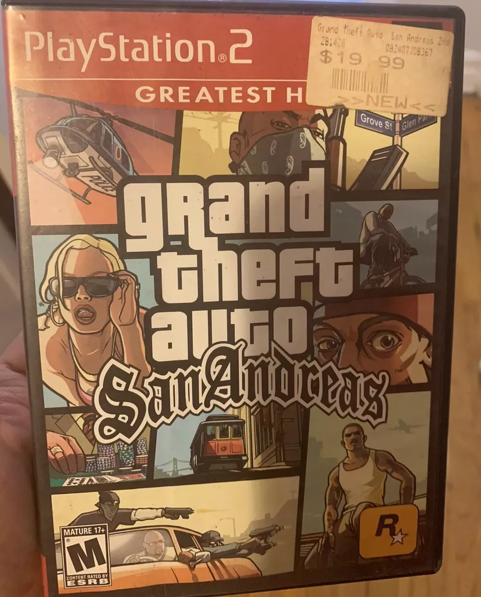 Grand Theft Auto: San Andreas (Sony PlayStation 2, 2004) for sale online