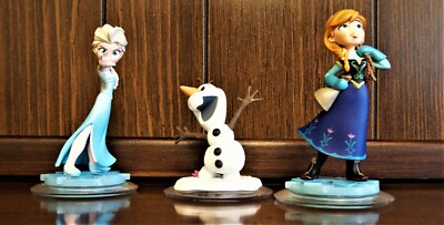 Disney Infinity Frozen Anna Elsa Olaf Figures Wii PS3 PS4