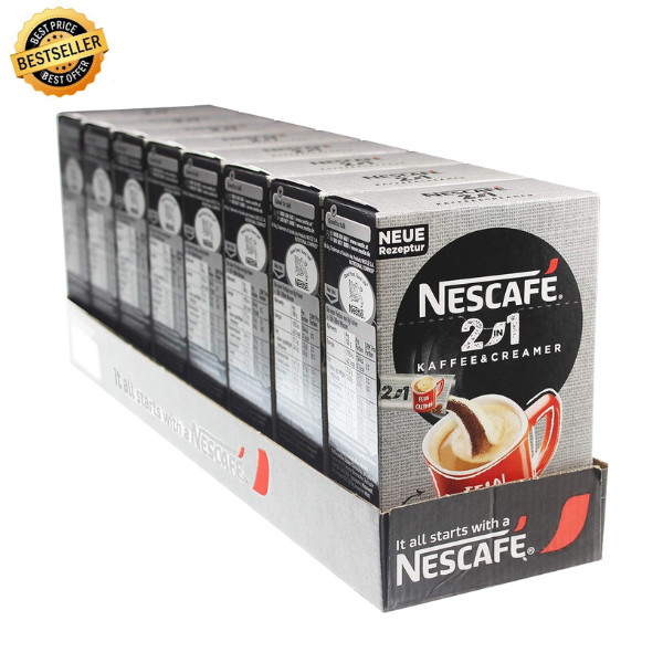 NESCAFÉ 2-in-1 Sticks löslicher Kaffee (8 x 10 x 8g) Instantkaffee.,