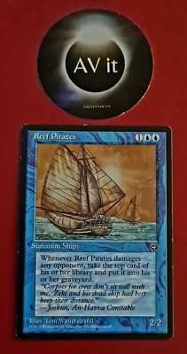 MTG Reef Pirates Summon Ships Blue Homelands 1995