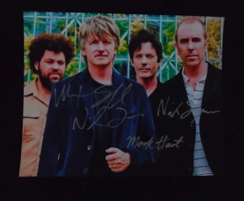 CROWDED HOUSE Fully Signed Photo 8 x 10" Neil Finn Australian Band