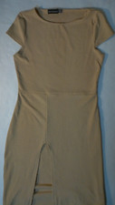 PrettyLittleThing Maxi Dress Tan Womans US 10