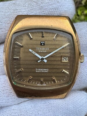 TISSOT Tissonic Electronic Tuning Fork Vintage Watch for Parts