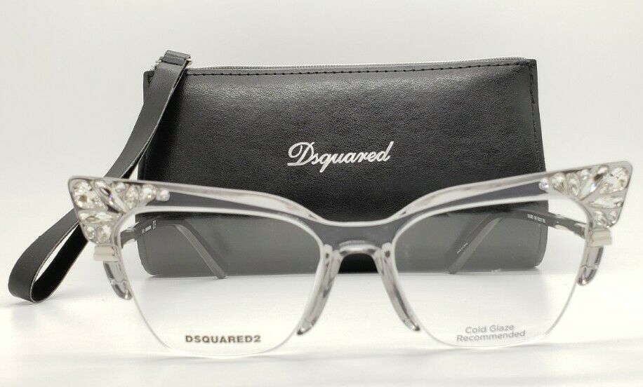 DSQUARED2 DQ5255 020 WOMENS FRAMES GLASSES EYEWEAR 52-17-140 NEW w. CASE!!!