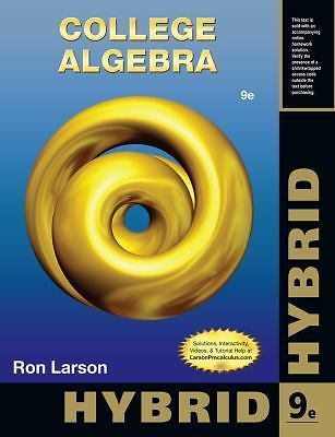 College Algebra, Hybrid Edition + Enhanced WebAssign the Start Smart Guide fo...