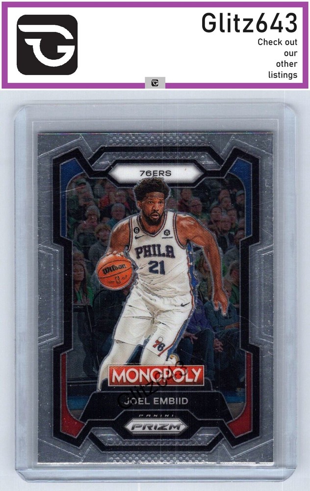 2023-24 Panini Prizm Monopoly #69 Joel Embiid Silver