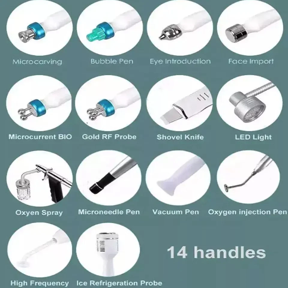 Máquina de belleza facial Hydra Spa 14 en 1 hidrodermoabrasión limpieza de la piel facial Li1y Foto 3 de 4