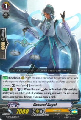 Bushiroad Cardfight Vanguard Deemed Angel G-BT14/068EN C Genesis