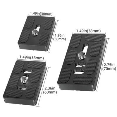Quick Release Tripod Plate PU Plate for DSLR Camera Arca Swiss Ballhead Tripod