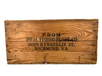 Ancienne Vitrine De Magasin - Plombs Et Flotteurs Ideal Fishing - Années 50 - USA