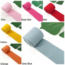 5Meter 5cm Width Solid Elastic Band Ribbon Stretchy Trim Edge for Sewing Decors