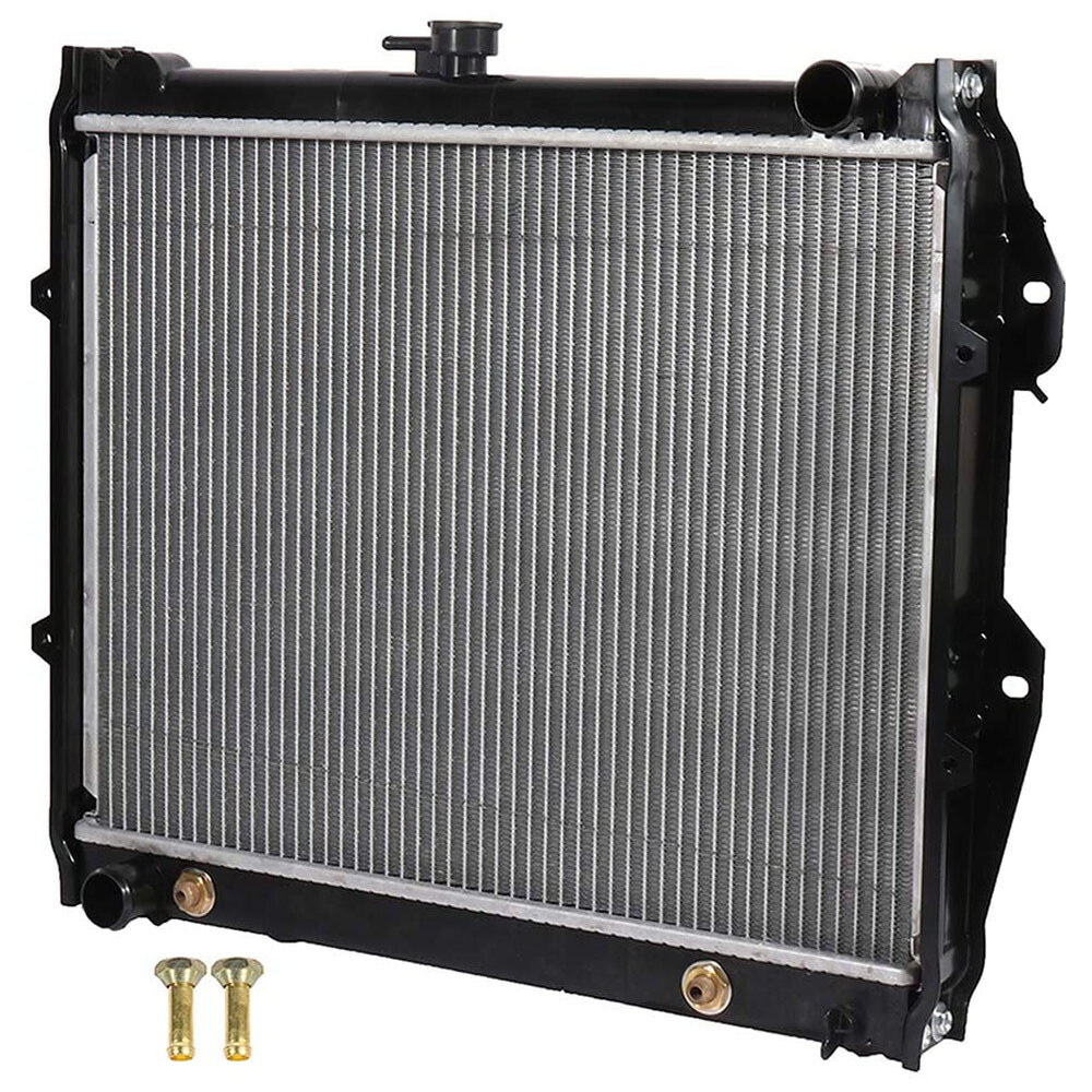 Aluminum Silver Radiator For 84-95 Toyota Pickup 92-95 Toyota 4Runner 2 ...