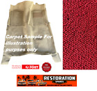 <!--F#f_0-->HOLDEN HK HT HG SEDAN WAGON MOULDED USA RED LOOP CARPET FRONT & REAR<!--F/-->