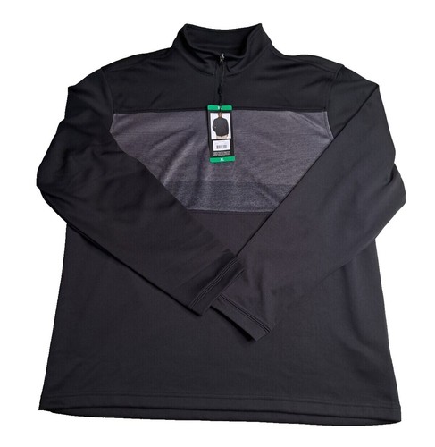 Pebble Beach Golf Links Men Jacket Medium Blue 1/2 Zip Climaproof