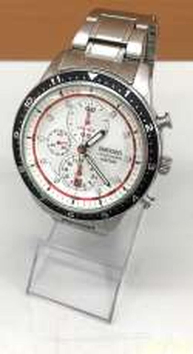 Seiko 1/20 Second Chronograph 7T92-0RD0 Vintage Date Quartz