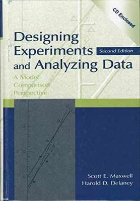 Designing Experiments and - Hardcover, by Maxwell Scott E.; - Acceptable