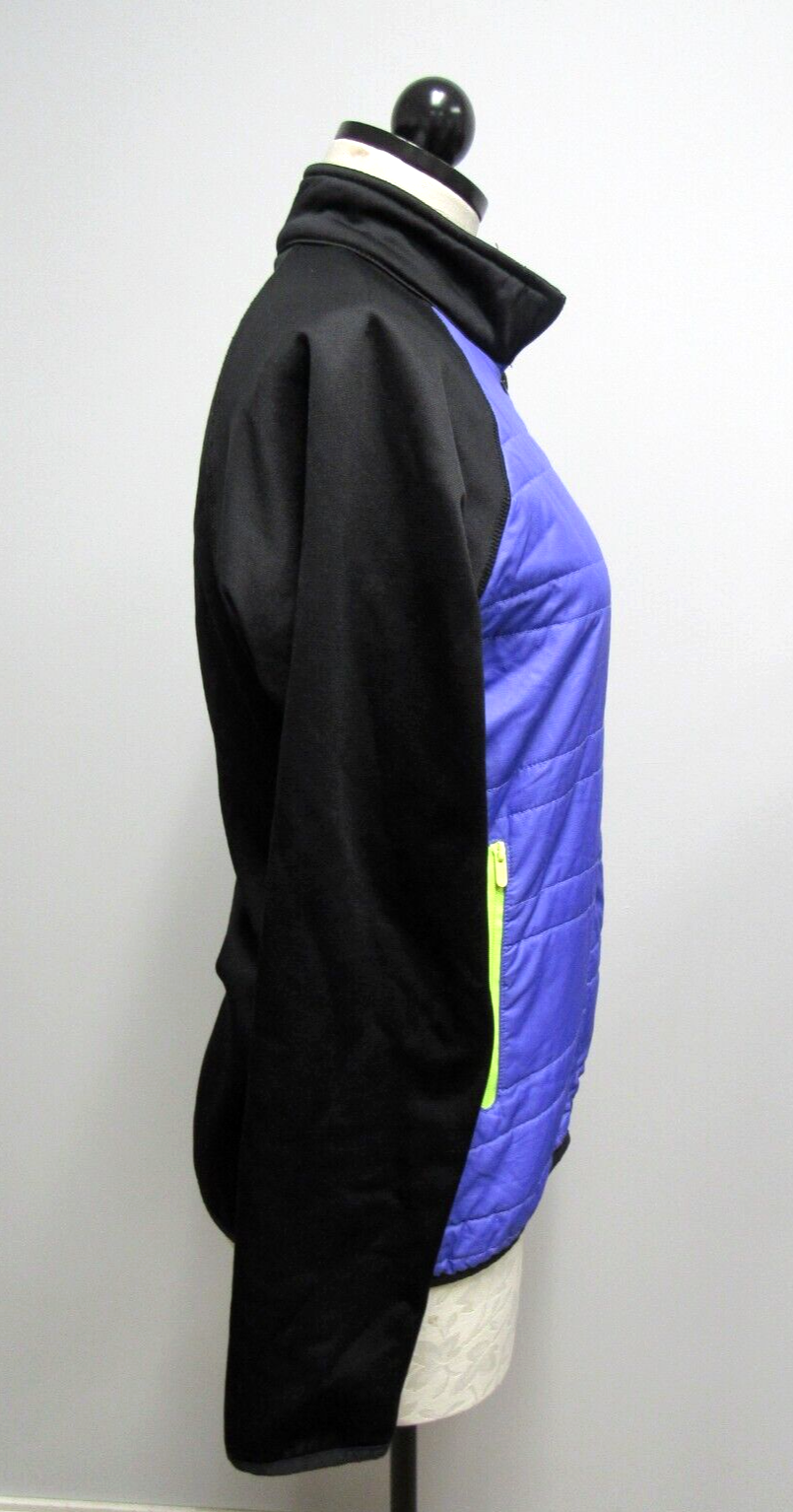 FILA Performance Sport Giacca Donna Piccola Leggera Full Zip Nero e Viola