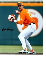 DEAN CURLEY TENNESSEE VOLS BASEBALL SIGNED 8X10 PHOTO W/COA