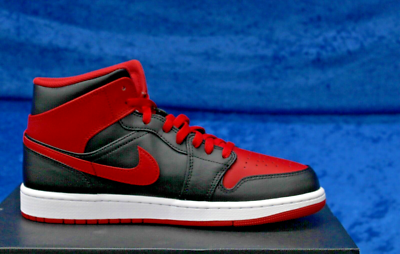 New Mens 2022 Air Jordan 1 Mid 'Alternate Bred' DQ8426 060 Size 10