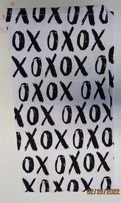 TOWEL  KITCHEN/ HAND VALENTINE...X AND  O