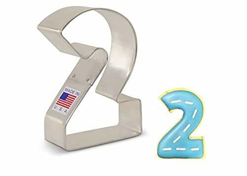 Formina per biscotti a forma di numero 2 Ann Clark Cookie Cutters, 7,6 cm (n0B)