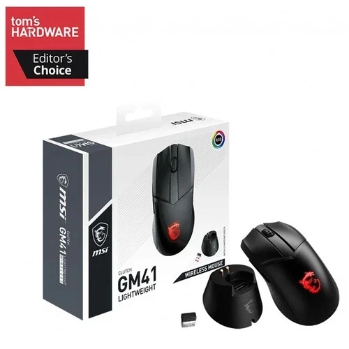 MSI Clutch GM41 Lightweight Wireless Gaming Mouse & Charging Dock, 20,000 DPI - Image 2 of 4