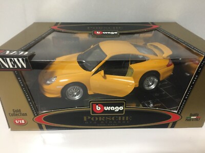 BURAGO 1:18 GOLD COLLECTION PORSCHE GT3 STRASSE Scale 1/18 from