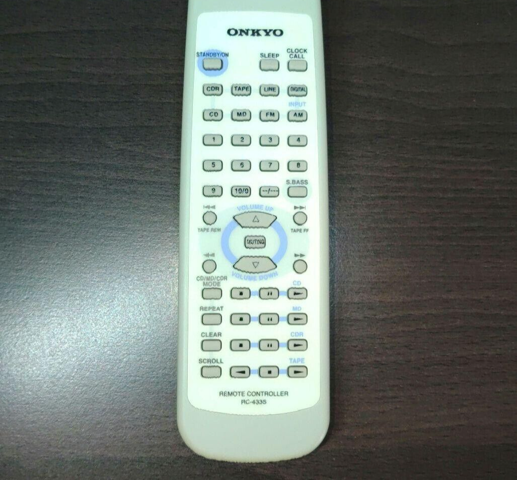 ONKYO CD MD Component Remote Control RC-433S | eBay ONKYO CD MD Component Remote Control RC-433S | eBay
