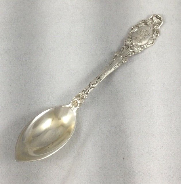 Virginiana by Gorham Sterling Citrus Fruit Spoon(s) Mono MER 1910 Virginiana by Gorham Sterling Citrus Fruit Spoon(s) Mono MER 1910