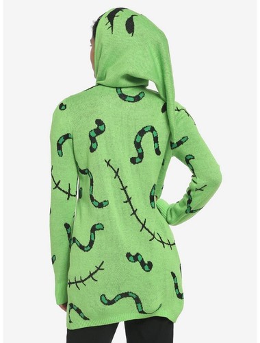 Hit Topic Oogie Boogie Cardigan XS Nightmare Before Christmas Halloween SOLD OUT - Picture 2 of 4
