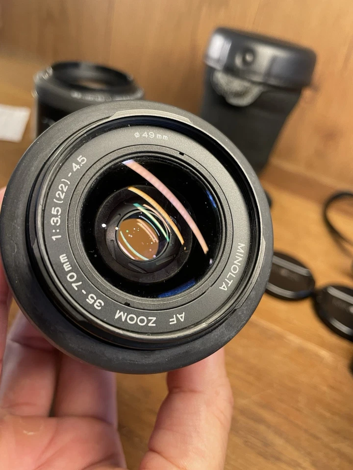 *2 Lens Set : Almost Mint* Minolta AF Zoom 35-70mm 70-210mm New Type w/ Bonus - Image 3 of 4