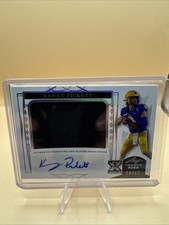Kenny Pickett RC RPA /12 Auto Patch 2022 Leaf Trinity Rookie Steelers 🔥