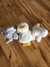 Webkinz Lot of 3 Duck, Poodle, Elephant Plush No Codes Ganz