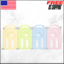 Castle Foldable Playpen Baby Safety Play Yard Activity Wall Multicolor 4 Panel